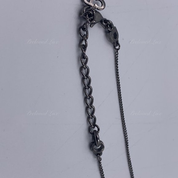 Authentic Dior Logo Metallic Black Bracelet - Picture 4 of 15